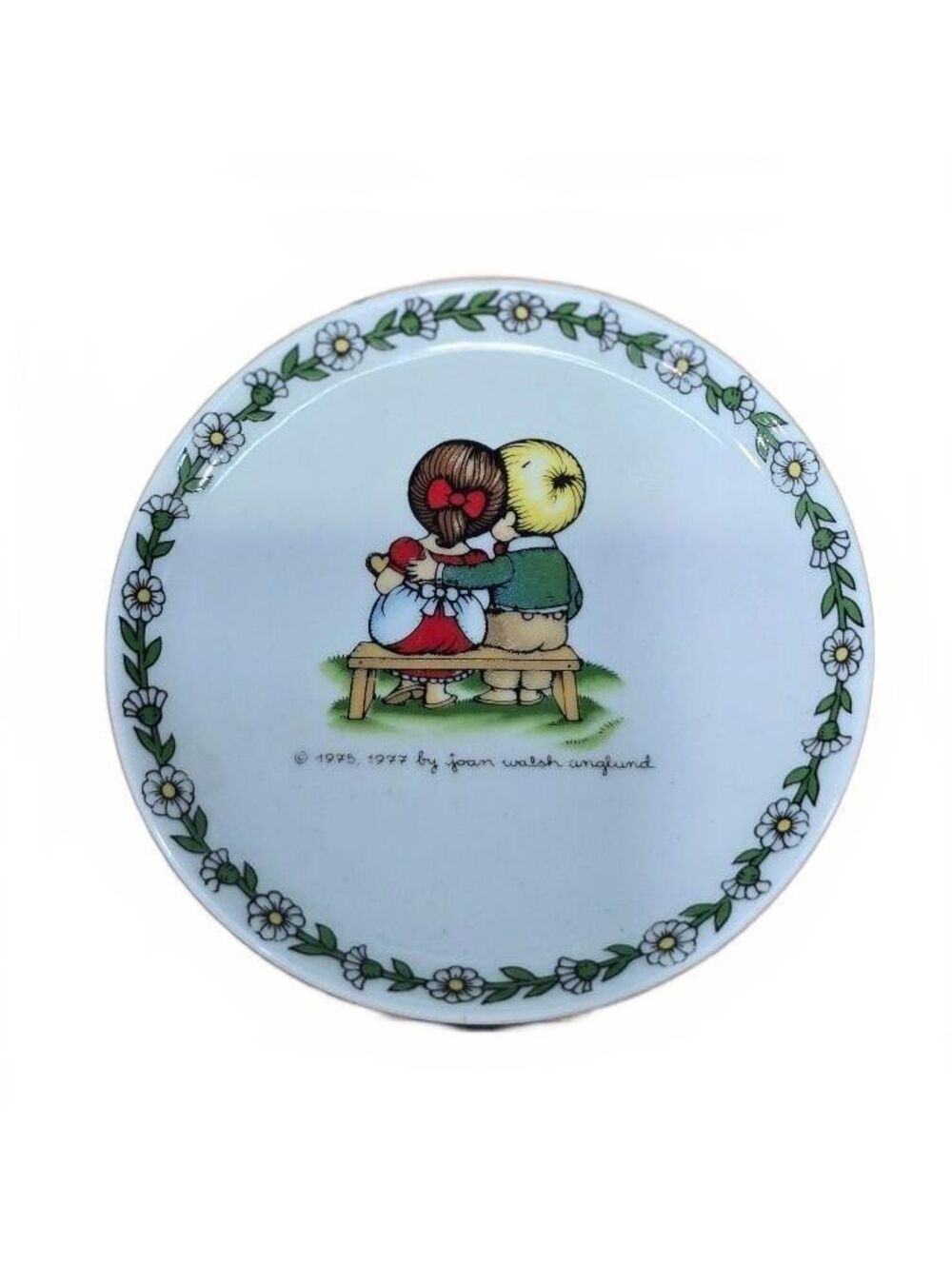 Vintage Ebeling & Reuss Porcelain Plate with Joan Walsh Anglund Design